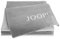 Joop! Plaid Decke Uni Doubleface Graphit-Rauch Baumwolle/Dralon, Maße: 200cm x 150cm, 564382
