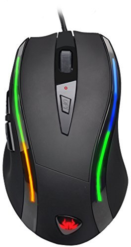 Sumvision Kata Pro Gaming Mouse Fully Programmable Wired USB, 16 Million Colour LED True RGB, Japanese Omron Switches, US Broadcom Sensor, Full Macros Software (UK DESIGN FREE UK TECH SUPPORT)