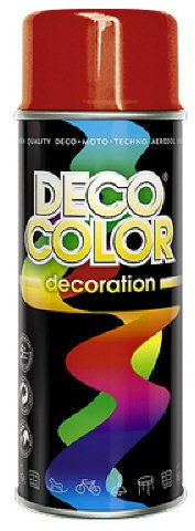 Deco Color DC Lackspray glänzend 400ml nach RAL freie Farbauswahl (feuerrot glanz RAL 3000)
