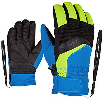 Ziener Jungen LABINO AS(R) Glove junior Ski-Handschuhe/Wintersport | Wasserdicht, Atmungsaktiv, Persian Blue, 4