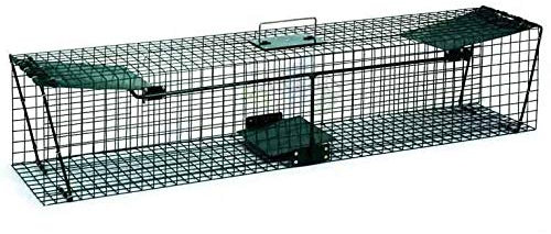 Suinga Piège Vivant Réutilisable 125x26x26 cm Piège à Animaux en Cage pour marthes, Chats, Rats et rongeurs