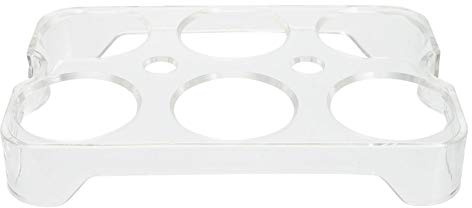 Cabilock Egg Holder Fridge 6 Compartment Egg Tray for Fridge Refrigerator Case Storage Container for Kitchen Use 5.83 X 3.82 X 0.79 in 1 X Holder