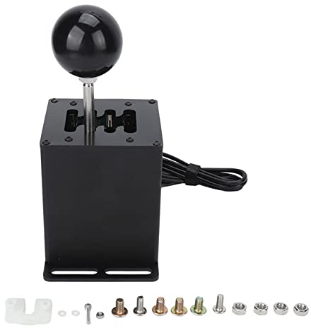 Vikye USB Simulator Shifter, USB Gear Shifter 7+R H Gear Shifter für ATS ETS Dust WRC SIM Racing Game für Logitech G29 G27 G25 G920 PC