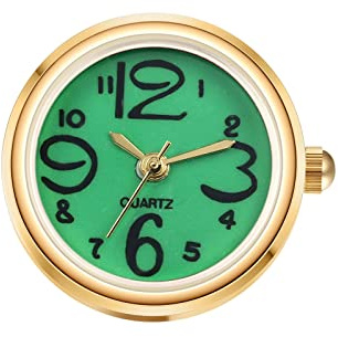 JewelryWe Ringuhr Fingeruhr Damen Ultradünn Rund Analog Quarz Ring Uhr Verstellbare Fingerringuhr Uhrenring mit Digital Zifferblatt