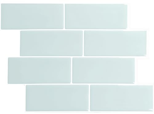 SMART TILES Peel and Stick Backsplash - 5 Sheets of 11.56 x 8.38 - 3D Adhesive Peel and Stick Tile Backsplash for Kitchen, Bathroom, Wall Tile