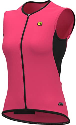 ALE' Damen Thermo Radweste, rosa Fluo-Fluo pink, S