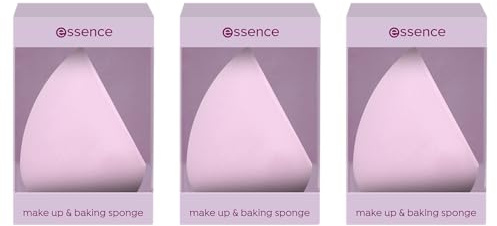 Essence Make Up & Baking Lot de 3 éponges de maquillage, n° 01, sans nanoparticules, 3 x 1 pièce