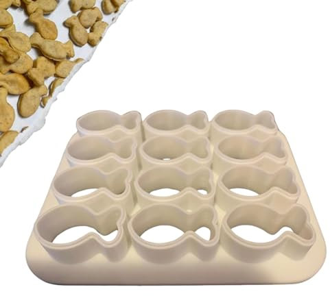 Generic Gold-Fish Cutter for Baking,Gold-Fish Crackers,Cookie Cutter Mold,Fish Cracker Cookie Cutter,Animals Cookie Cutter for Fondant, Chocolate, Sugar, Clay, Baking Cookie Cutters, SQ2530QROIVOD2Q7