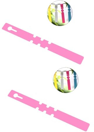 BESPORTBLE 2 Sets Robuste Pflanzenetiketten Für Den Garten 20 Cm Kunststoff-pflanzen- Und Baumstäbe Große Schreibfläche Leicht Zu Reinigen Sichtbare Etiketten 100 Stück X 2