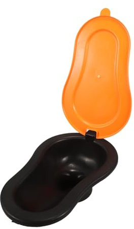 KOCKSHION Temporäre Toilette Tragbare Hocktoilette für Outdoor Mobile Baustellentoilette mit Eimer und Deckel Einfach zu Reinigen für Camping und Renovierungsprojekte