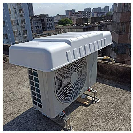 Cubierta de aire acondicionado para exteriores, protección impermeable para bomba de calor y compresor mini split, cubierta de unidad de CA