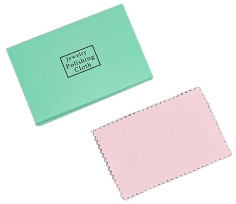 YXINAER Chiffons de Nettoyage pour Bijoux 100 pièces Argent Vernis Nettoyage Chiffon de Polissage Paquet Argent Chiffon de Nettoyage Chiffon d'essuyage Argent Bijoux Daim
