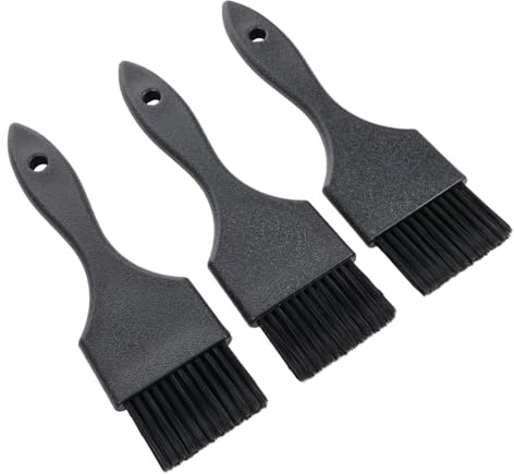 ELAYARD 3 Stück Praktische Haarfärbepinsel mit Rutschfestem Griff Professionelles Friseur tool für DIY Haarfärbung und Salon Leicht zu Reinigen als Geschenk für Haarfärbe anwendungen