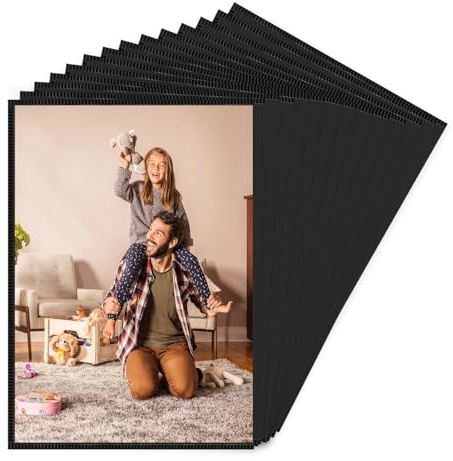 14 Pack Fridge Photo Frame, Magnetic Photo Frames, Self Adhesive Magnetic Picture Frames, Kids & Family Picture Frame, Acrylic Photos Frame for for Paintings, Notices, Certificate, Poster
