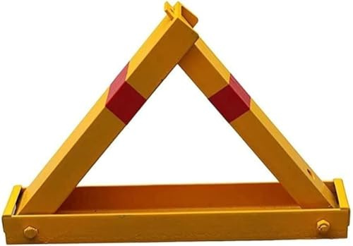 HPTHLY Guardrail per Parcheggio Barriera per Parcheggio Bloccabile Blocco per Parcheggio Blocco A Canale Triangolo Anticollisione Blocco per Parcheggio A Pelo Spesso B