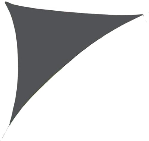 Tenda parasole a vela triangolare pieghevole impermeabile 3x3x3M for attività all'aperto, tenda da campeggio, giardino, telo ombreggiante Tenda a Vela Triangolare(Grey-300 * 300CM)