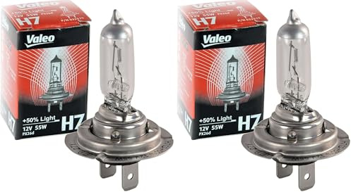 Valeo 32519 H7 Bombilla luces diurnas +50% LIGHT (Paquete de 2)