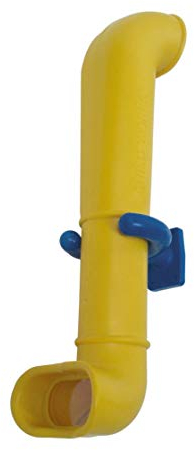 Loggyland Periskop - Sehrohr für Spielturm Teleskop um die Ecke gucken für Spielturm Kletterturm oder Spielhaus- damit Lassen Sich Spione schnell entdecken (gelb)