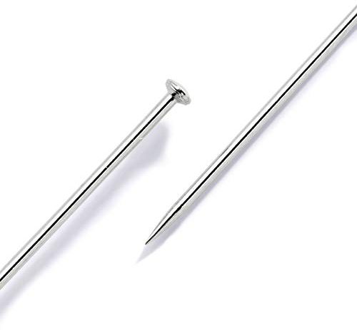 Prym 024175 Stecknadeln, 0,60 x 34mm, silberfarbig, 50g, Kunststoffdose