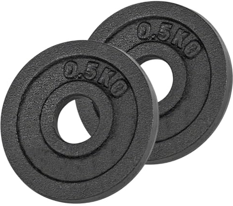 Sport-Tec Hantelscheibe aus Gußeisen 0,5kg bis 20kg, Bohrung Ø 3cm, Stück