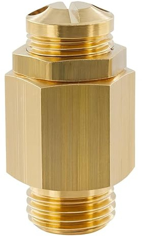 Fittingstore - Mini Sicherheitsventil einstellbar 0,5–60 bar – G 1/8, G 1/4 – Messing – Überdruckventil, Entlüftungsventil, Druckluft Gas Kessel Kompressor (G 1/4, Enstellbereich: 1-4 bar)