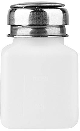 Nail Polish Remover Pump Dispenser 100ml with Metal Bottle Cap for Makeup Remover Tool Travel Set Pack of 1