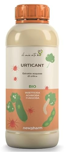 NEW PHARM Insetticida e Fungicida Estratto di Ortica 1 litro Biologico