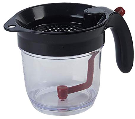 Tubayia 1000ml Fettabscheider Fetttrennkanne Ölfilter Fett Trennkanne für Küche Restaurant
