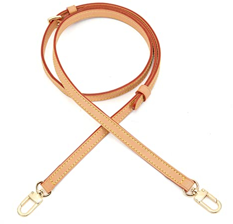 Senral Vachetta Schulterriemen Damen Beige Ersatzriemen Sangle für Tasche Pochette Metis, Toiletry Pouch 26, Alma,Speedy B Taschen Zubehör