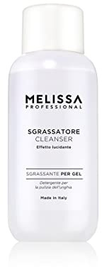 Melissa Cleanser Sgrassatore Unghie per Smalto Gel Uv Semipermanente effetto Lucidante 120 Ml Pulizia Pre e Post Applicazione (Neutro, 260 Ml)