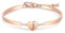 LSxAB Women Rose Gold Heart J Letter Bracelets Engraved Initial Bangle Bracelet Stainless Steel Personalized Name Jewellery Birthday Gifts