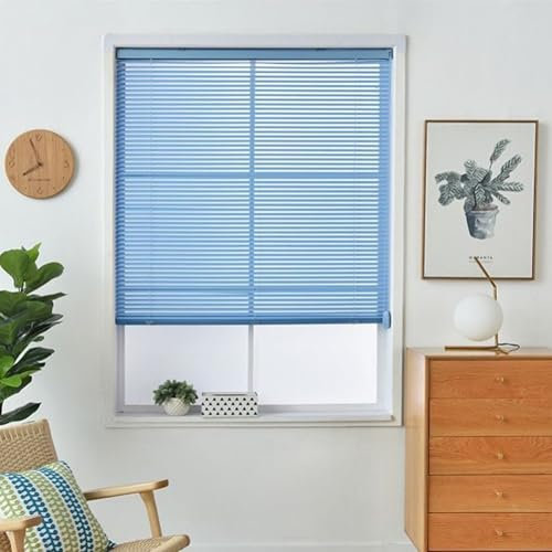 ZHUOZ1T Alu Jalousie Aluminium Jalousette,Verdunkelungs Jalousie,Lamellen-Rollo für Sicht- und Sonnenschutz,Wand- und Deckenmontage,für Zuhause Büro Wohnzimmer,Anpassbar,Breite×Höhe (160x180cm)