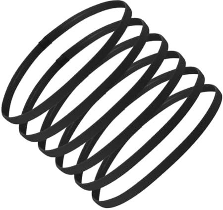 HZXINYI Herren & Frauen Haarbänder 6er Pack Anti Rutsch Silikon Elastische Sport Haarbänder für Jungen & Mädchen, Fußball, Jogging, Yoga, etc.