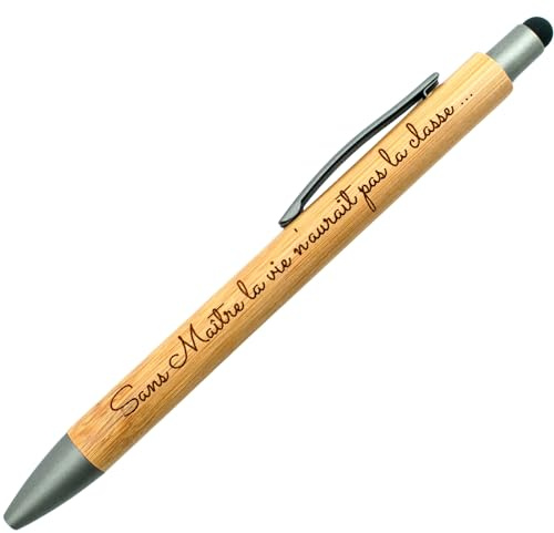 Ernestine - Pluma táctil personalizada maestro original - regalo maestro y amante de la escuela - regalo escolar - idea de regalo profesor - pluma maestro - regalo agradecimiento