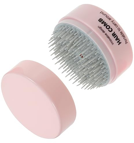 Gogogmee Peine Portátil Para Mujeres Cepillo De Masaje Pala Desenredante Cabello Para Viajes y Cuidado Del Cabello