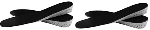 minkissy 2St unsichtbarer Schuhlift Schuheinlagen Einlagen für Einlegesohle unsichtbare Höhe invisible insoles schuhteppich sohlen Schuhpolster zur Erhöhung der Höhe Sportschuhlift Black