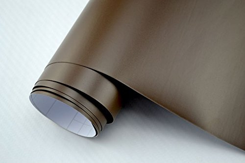Neoxxim 19,62€/m² Auto Lackschutzfolie Matte Folie BRAUN MATT – 30 cm x 152 cm Ladekantenschutz Einstiegsleisten Schutz Zierleisten Schutzfolie Stoßstangenschutz Kantenschutz