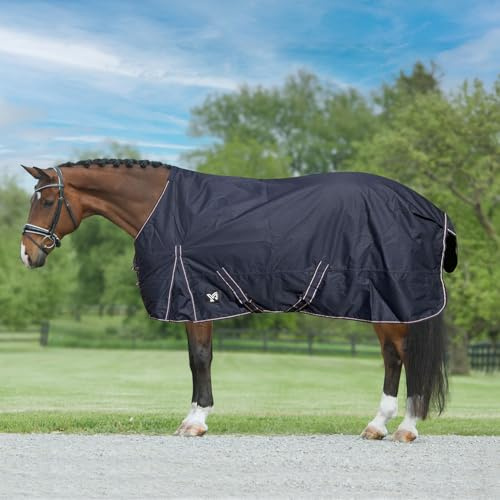 York Gold Star Roségold Regendecke/Outdoordecke für Pferde/atmungsaktiv & wasserdicht (145 cm)