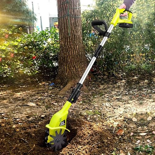 Motoazada Eléctrica, Cultivador Eléctrico, Jardín Rotovator Césped, 10cm Ancho de Trabajo, 16cm Profundidad de Trabajo, 250 rpm Eficiencia para Arado de Jardín, Labranza del Suelo