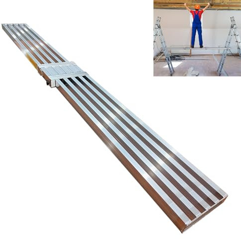 Heavy Duty Gerüst - Aluminium Erweiterbar Gerüst Arbeitsplattform 0,85 m Breite Gerüste Leiter Cross Brace für Decke und Wand Malerei