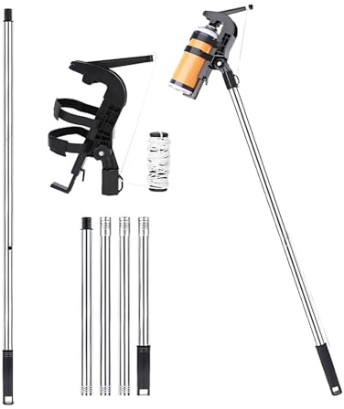 Sprühdosen Verlängerungsstangen Adapter| SprüHdosen VerläNgerung Mit Teleskopstange Thread 3/4, Einstellbarer Winkel SprüHstange FüR Wespenschaum/Wespenspray Spray, Spritzlackierung (1,6m)