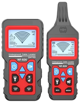 Localizzatore Di Cavi Telefonici Portatili, Rilevatore Di Tubi Interrati, Localizzatore Di Cavi Professionale Leggero E Portatile