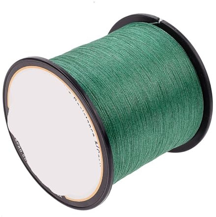 Angelschnur Multifilament Angelschnur Schnur 4 Stränge Geflochtener Draht PE Karpfen 100M- 2000M Grün 6-100LB Outdoor-Zubehör zum Aufhängen(300M,10)