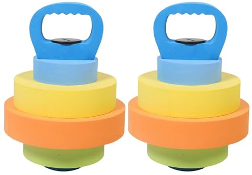 LearnLyrics Fitness per Il Nuoto – Piscina Regolabile in 2 Pezzi | Kettlebell da Piscina per Esercizi in Acqua Nuotatori Principianti Professionisti Donne Uomini Cortile Viaggi Hotel Vacanze