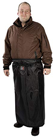 Pfiff 100194 Bockdecke mit Bindebändern, warm, wasserabweisend, Fleece gefüttert, Schwarz