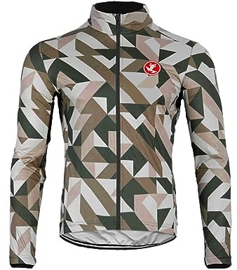 UGLY FROG Herren Radtrikot Set, Winter Warm Fleece Atmungsaktiv Quick-Dry Lange Ärmel Radsport-Shirt + Gel Gepolsterte Lange Hosen