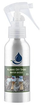 AllNano Chaussures sèches/Incroyable résistance à l'eau, à la Neige, au sel et à d'autres liquides huileux, Emballage argenté, 50 Grams