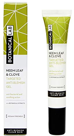 Botanical Lab Neem Leaf & Chiodi di garofano Gel Trattamento Delle Macchie 20ml - con Amelamide + Acido Salicilico