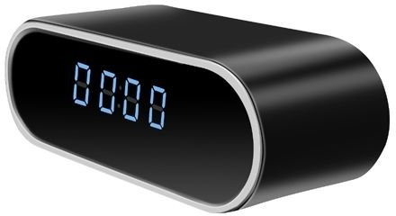 AntDau71 1080P Telecamera Nascosta Senza Fili WiFi Orologio finta sveglia Spia Di Sorveglianza Visione Notturna e Rilevamento Movimenti Angolo 140 Microcamere Spia Videocamera - CW147