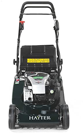Hayter Harrier 48 Lawnmower Petrol Variable Speed In-Start Rear Roller 48cm (476A)
